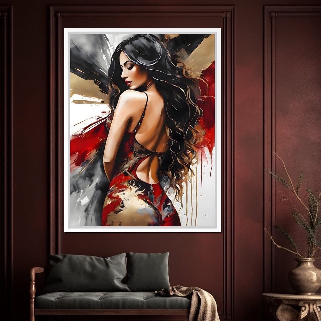 Female Portrait 163 Canvas Wall Art