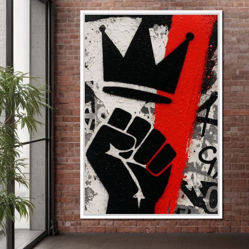 Crown of Unity Power Surge Canvas Wall Art