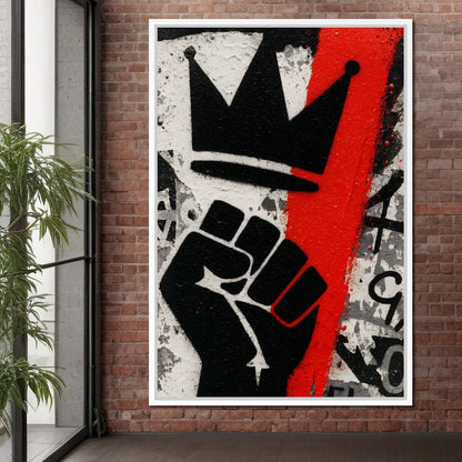 Crown of Unity Power Surge Canvas Wall Art