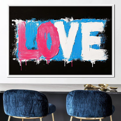 Bold Strokes of Passion Canvas Wall Art
