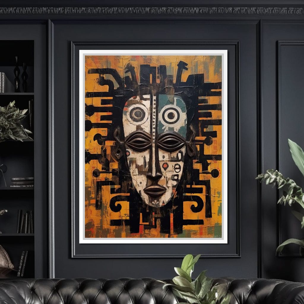 Tribal Mask 19 Canvas Wall Art
