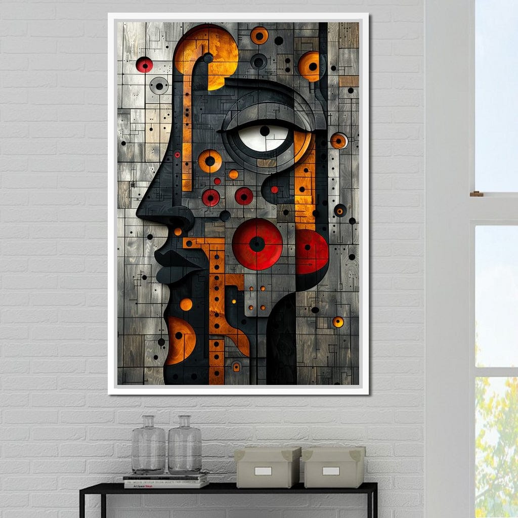 Geometric Fusion Enigma Canvas Wall Art