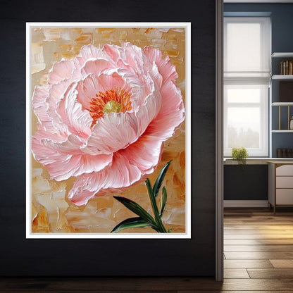Petal Symphony of Radiance Canvas Wall Art