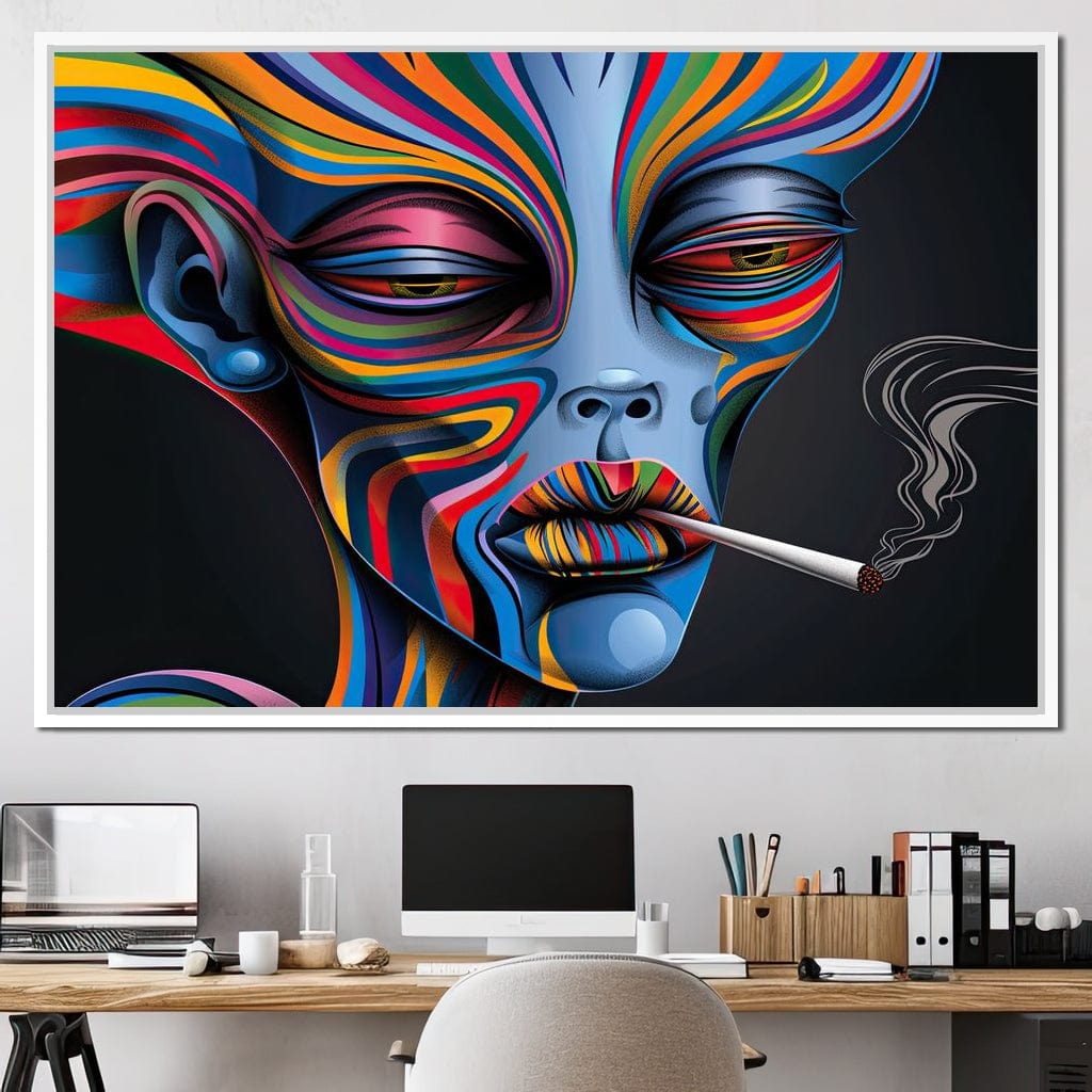 Cosmic Chillwave Canvas Wall Art