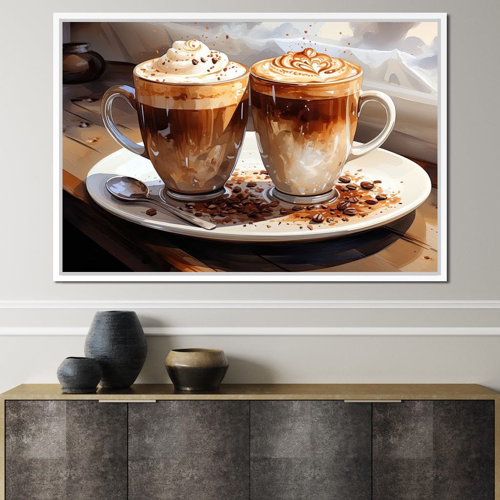Mocha Moments Canvas Wall Art