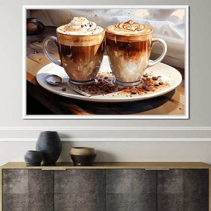 Mocha Moments Canvas Wall Art