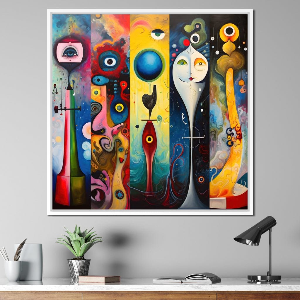 Whimsical Metamorphosis Canvas Wall Art