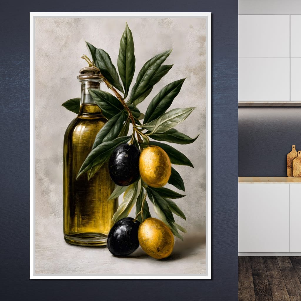 Harvest From The Mediterranean Grove Canvas Wall Art