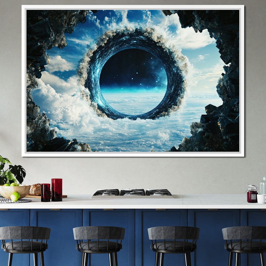 Portal to Celestial Realms Canvas Wall Art