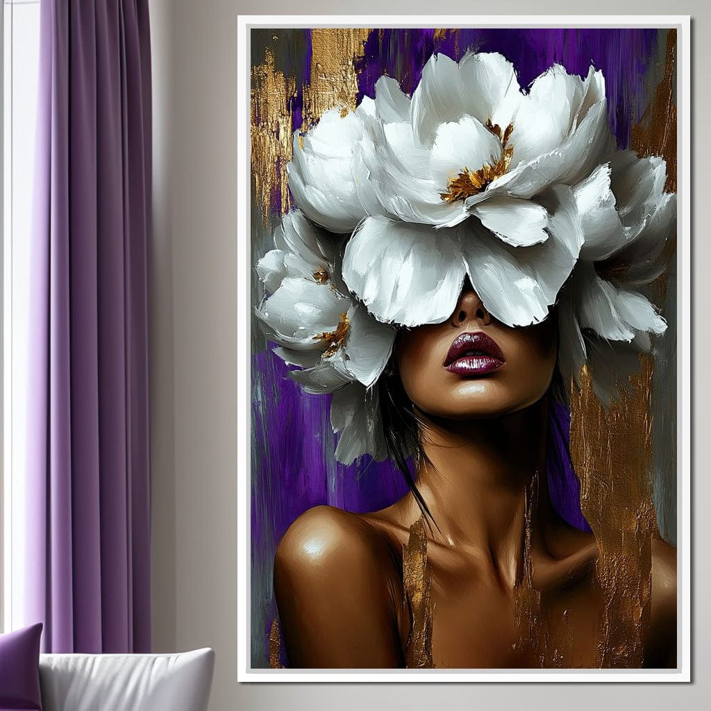 Radiant Blossom Essence Canvas Wall Art