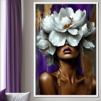 Radiant Blossom Essence Canvas Wall Art