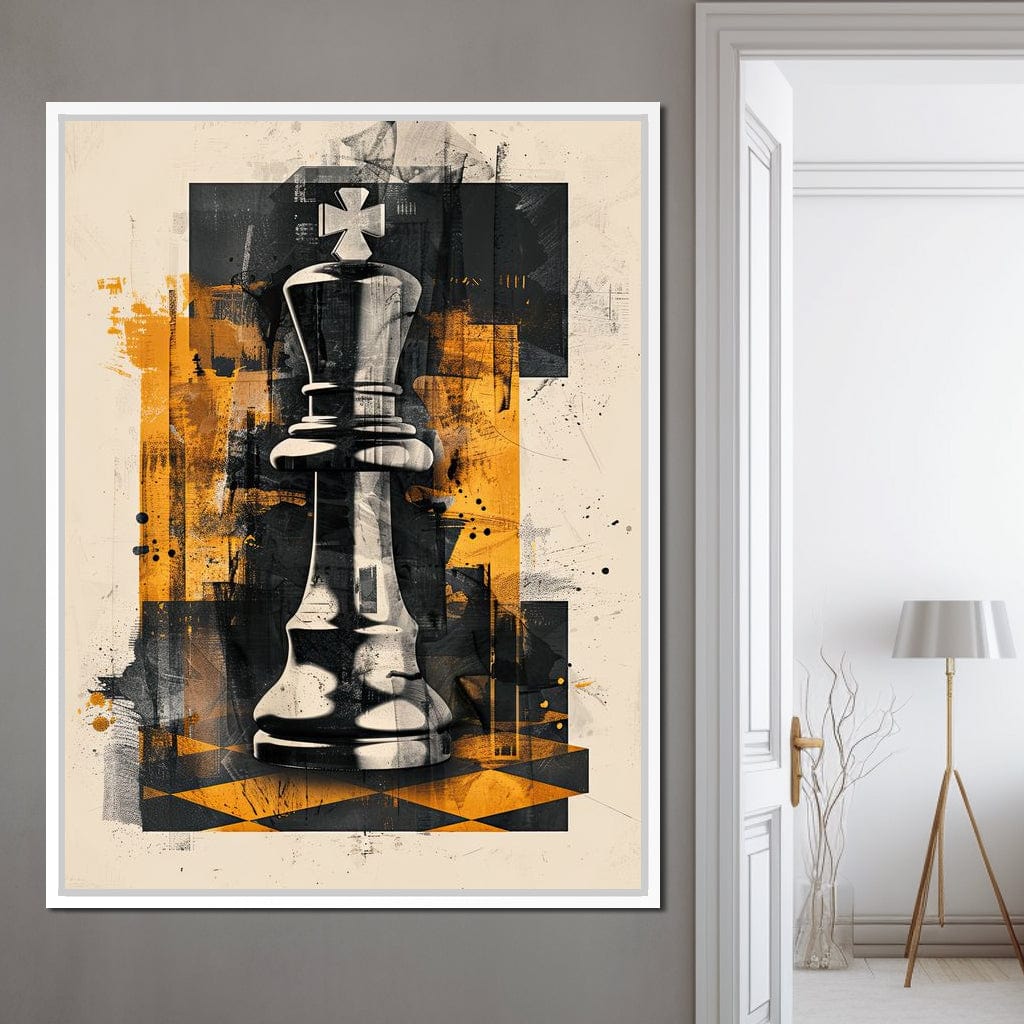 King of Abstract Warfare Canvas Wall Art