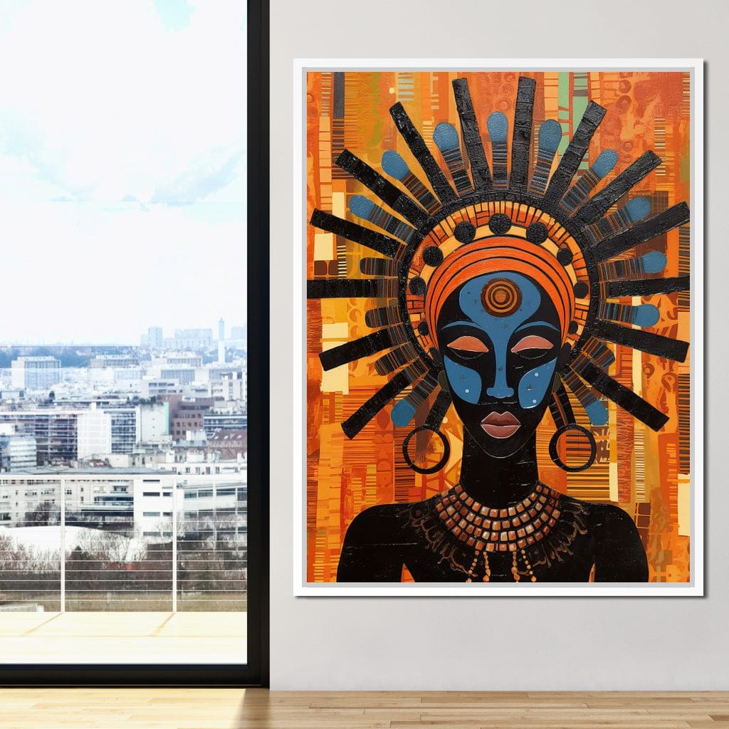 Tribal Mask 06 Canvas Wall Art