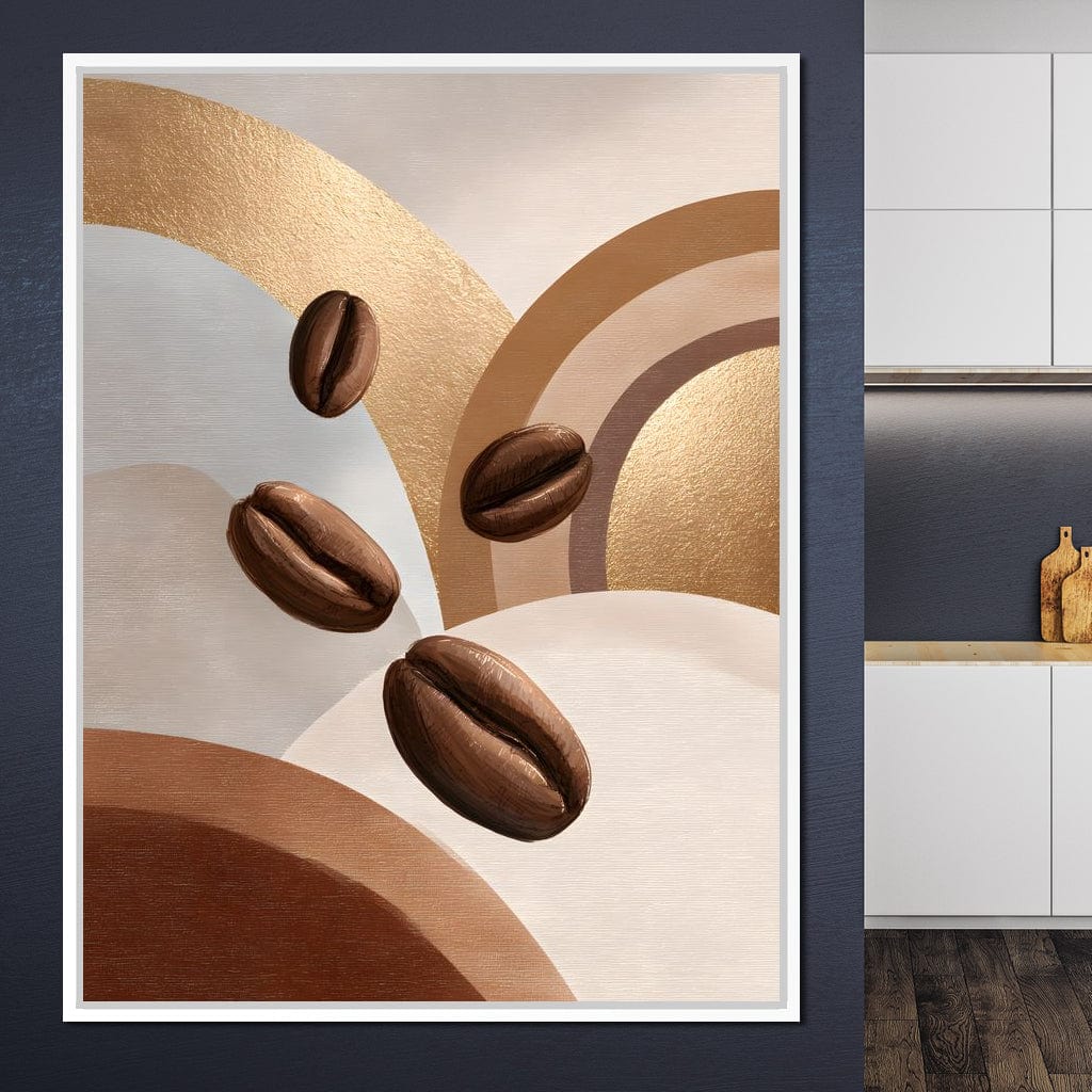 Java Coffee Beans Canvas Wall Art