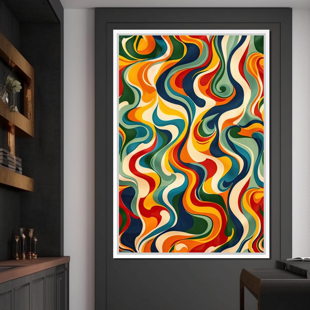 Vibrant Harmony Flow Canvas Wall Art