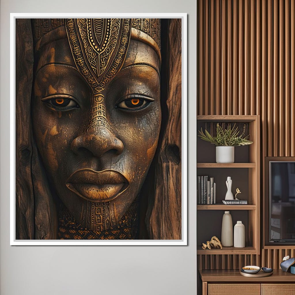 Ancient Golden Wisdom Canvas Wall Art