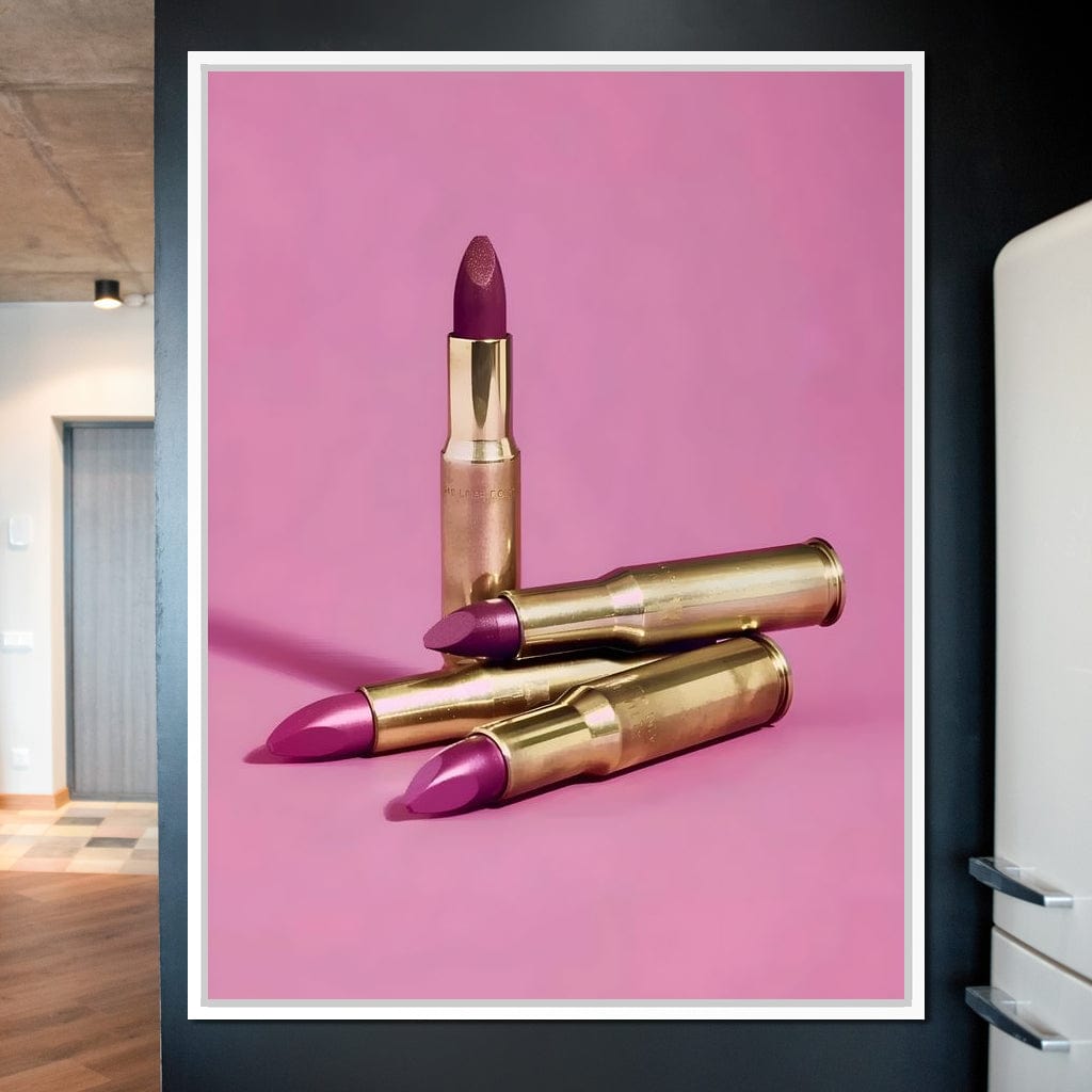 Lipstick Bullet Canvas Wall Art