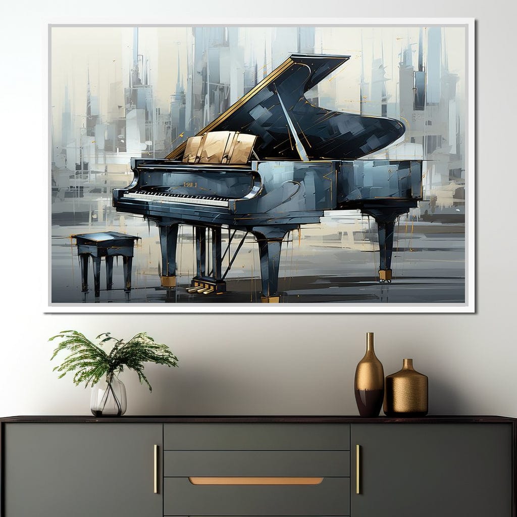 The Grand Piano Canvas Wall Art