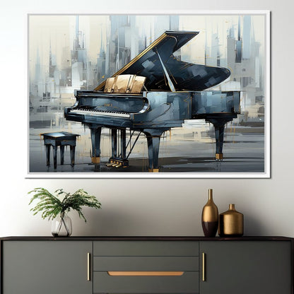 The Grand Piano Canvas Wall Art