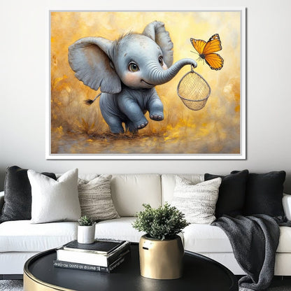 Innocence on a Golden Breeze Canvas Wall Art