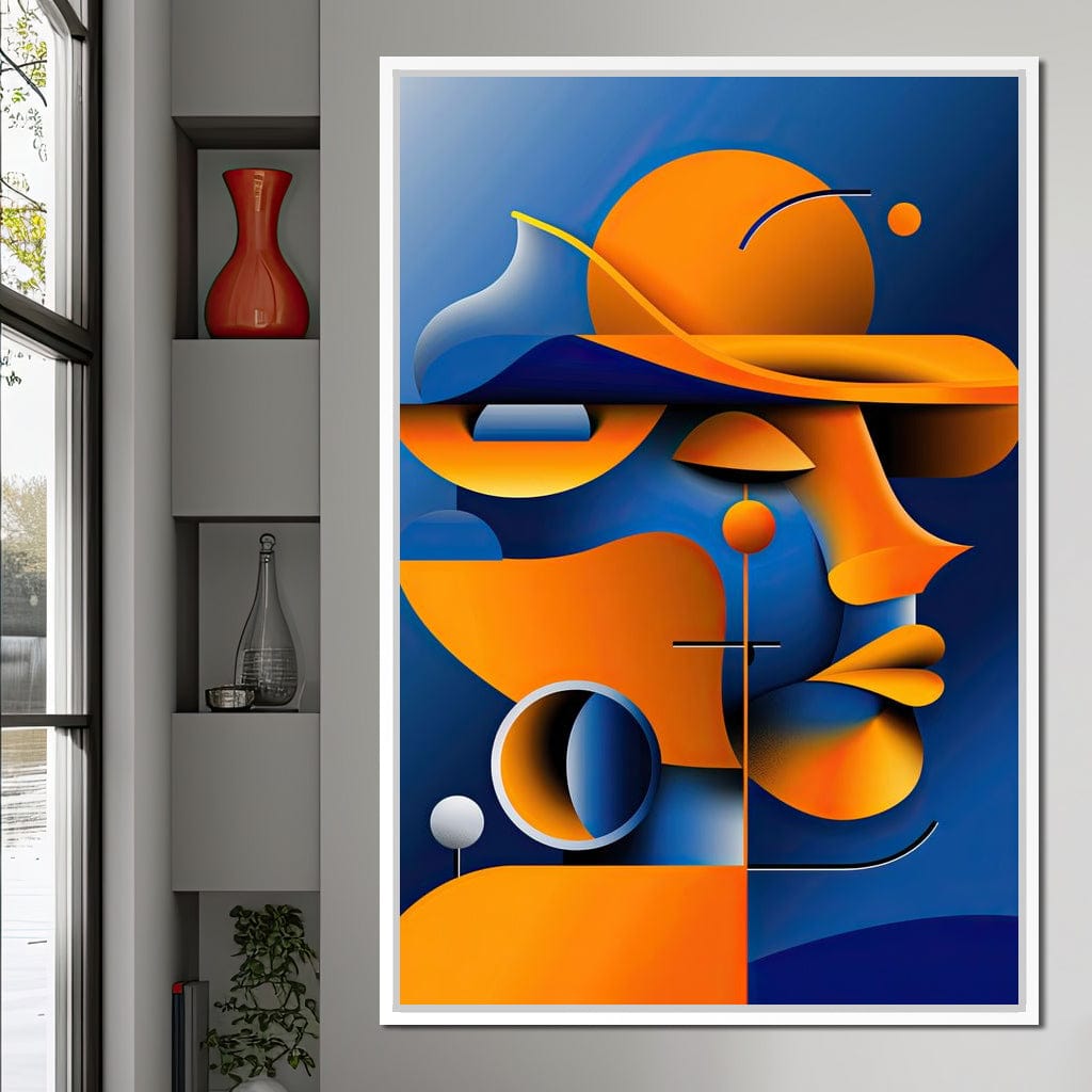 Geometric Muse Canvas Wall Art