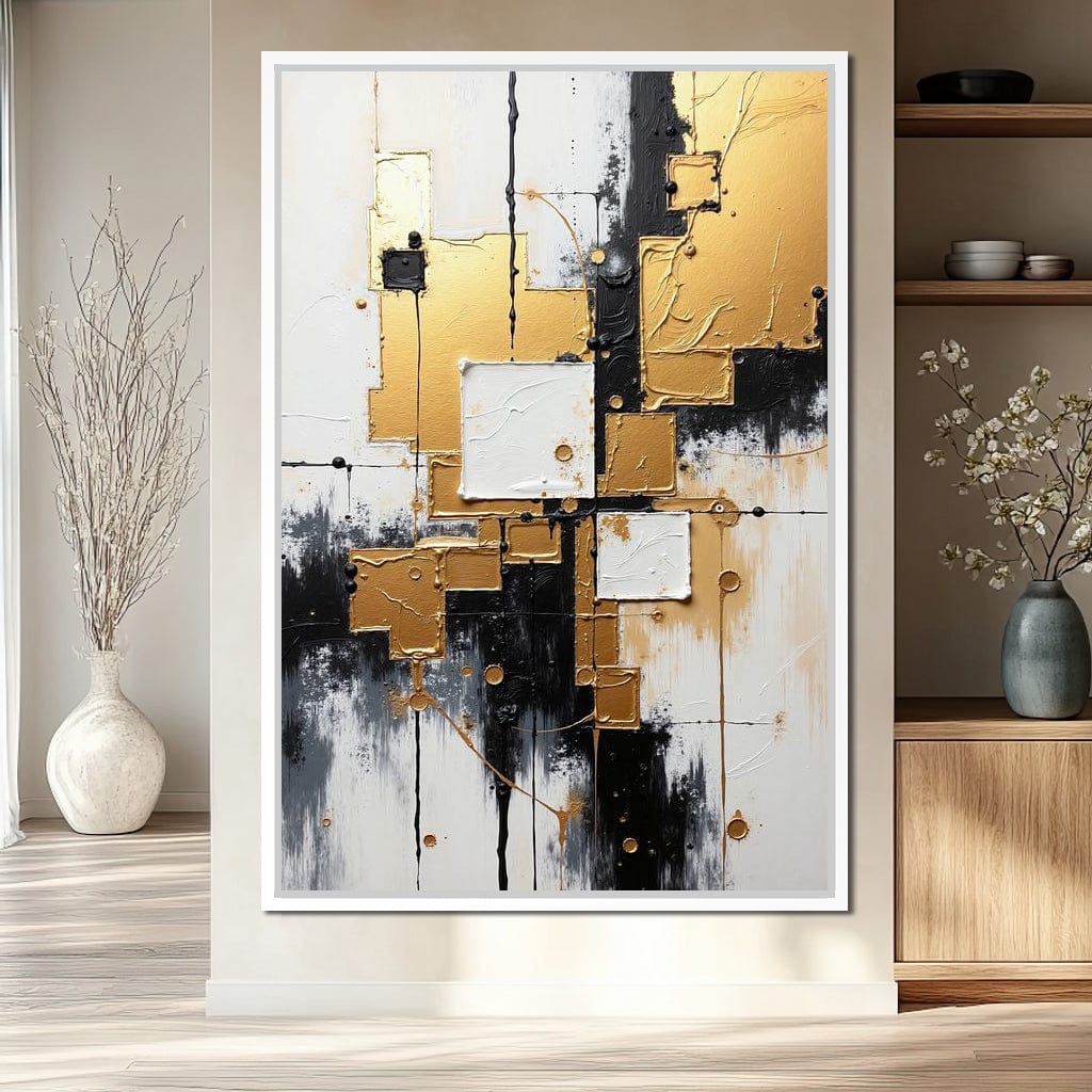 Fragments of Light Canvas Wall Art