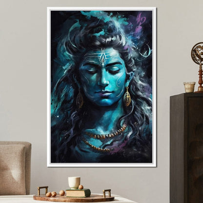 Lord Shiva Bholanatha Canvas Wall Art