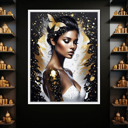 Female Portrait 194 Canvas Wall Art