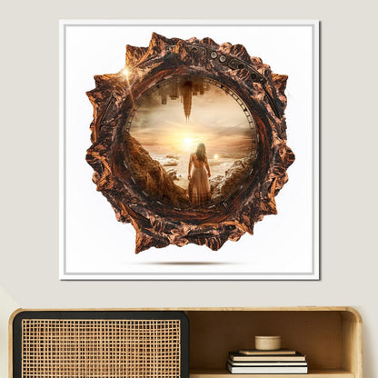 Surreal Time Canvas Wall Art