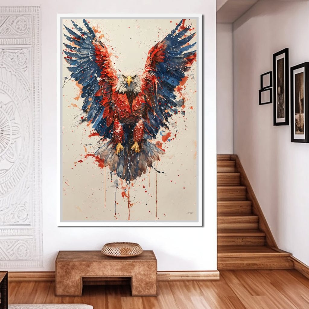 Majestic Flight: The Spirit of America Canvas Wall Art