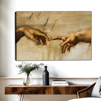 W443 Natural Wood Grain Canvas Decorative Painting – Abstract Art | Ideal for Living Rooms and Offices
