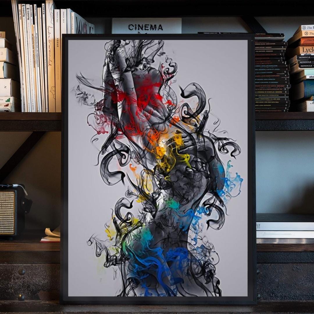 The Smoke Collection 02 Canvas Wall Art