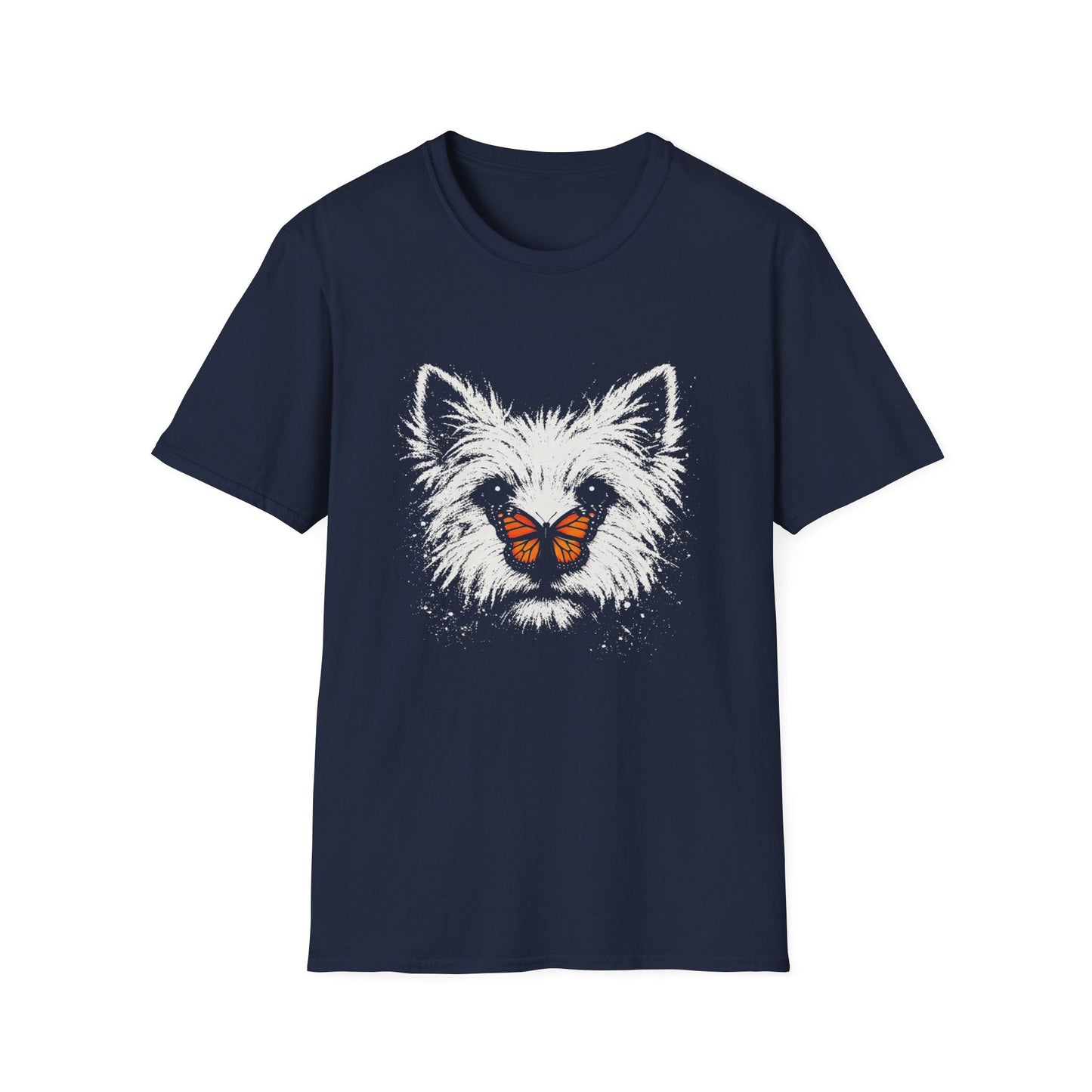 Westie With Butterfly Tee