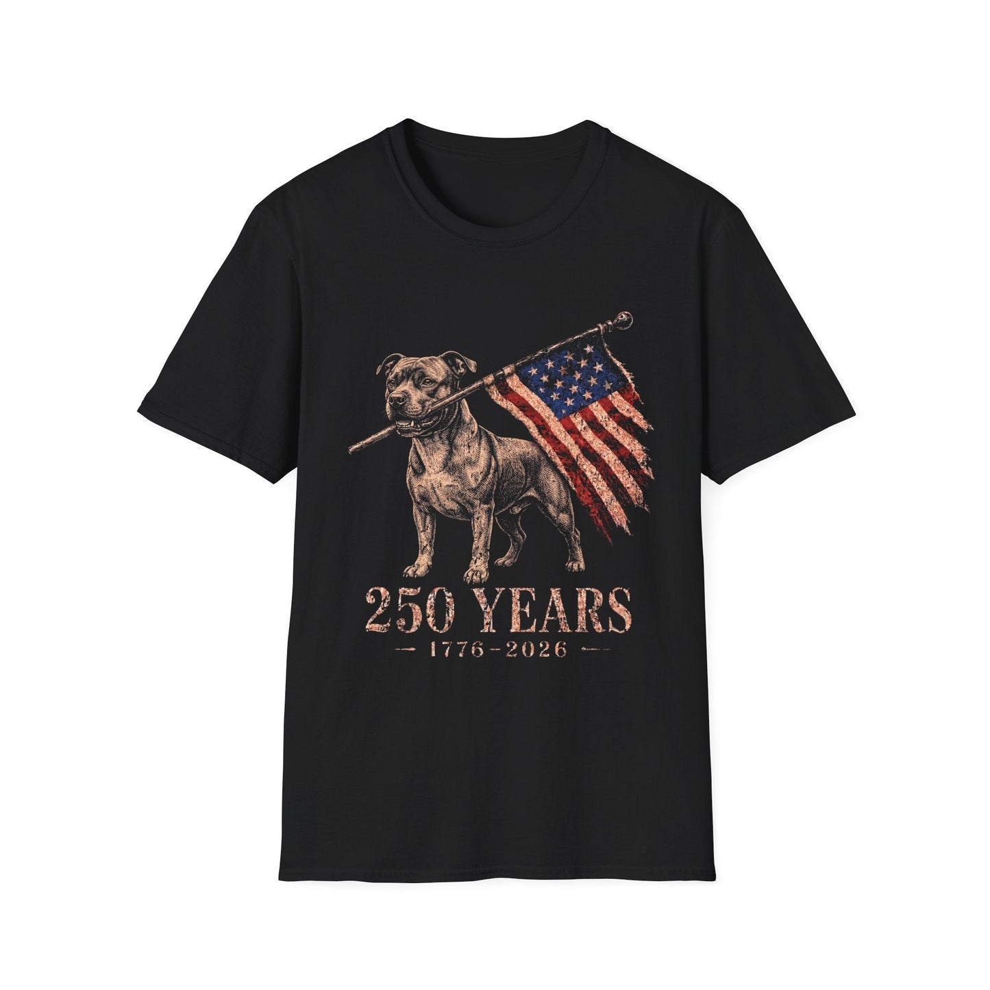 Staffordshire Bull Terrier USA 250 Years Tee
