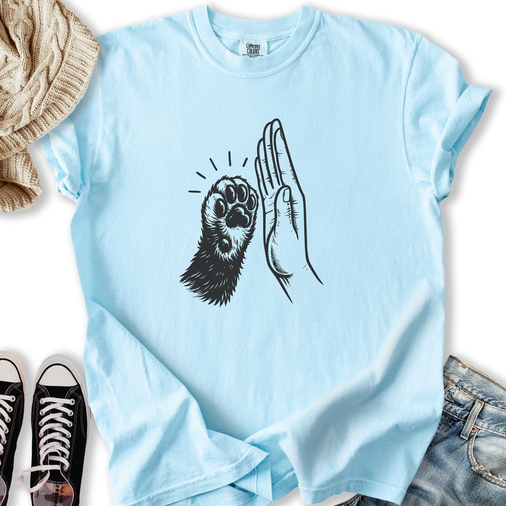 Cat High Five Relaxed Tee