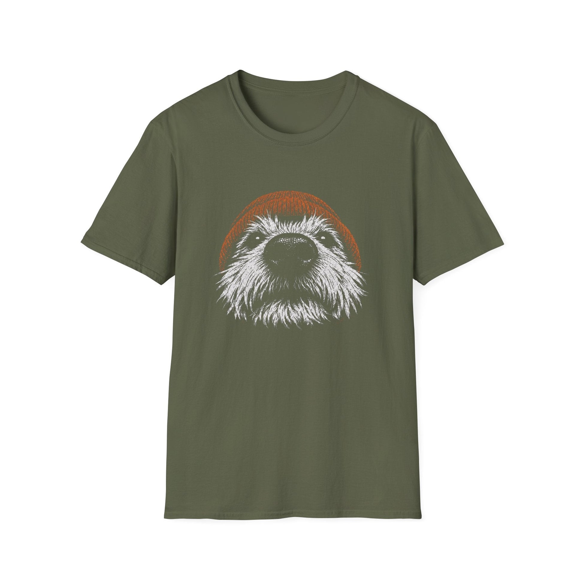 Orange Hat Westie Tee