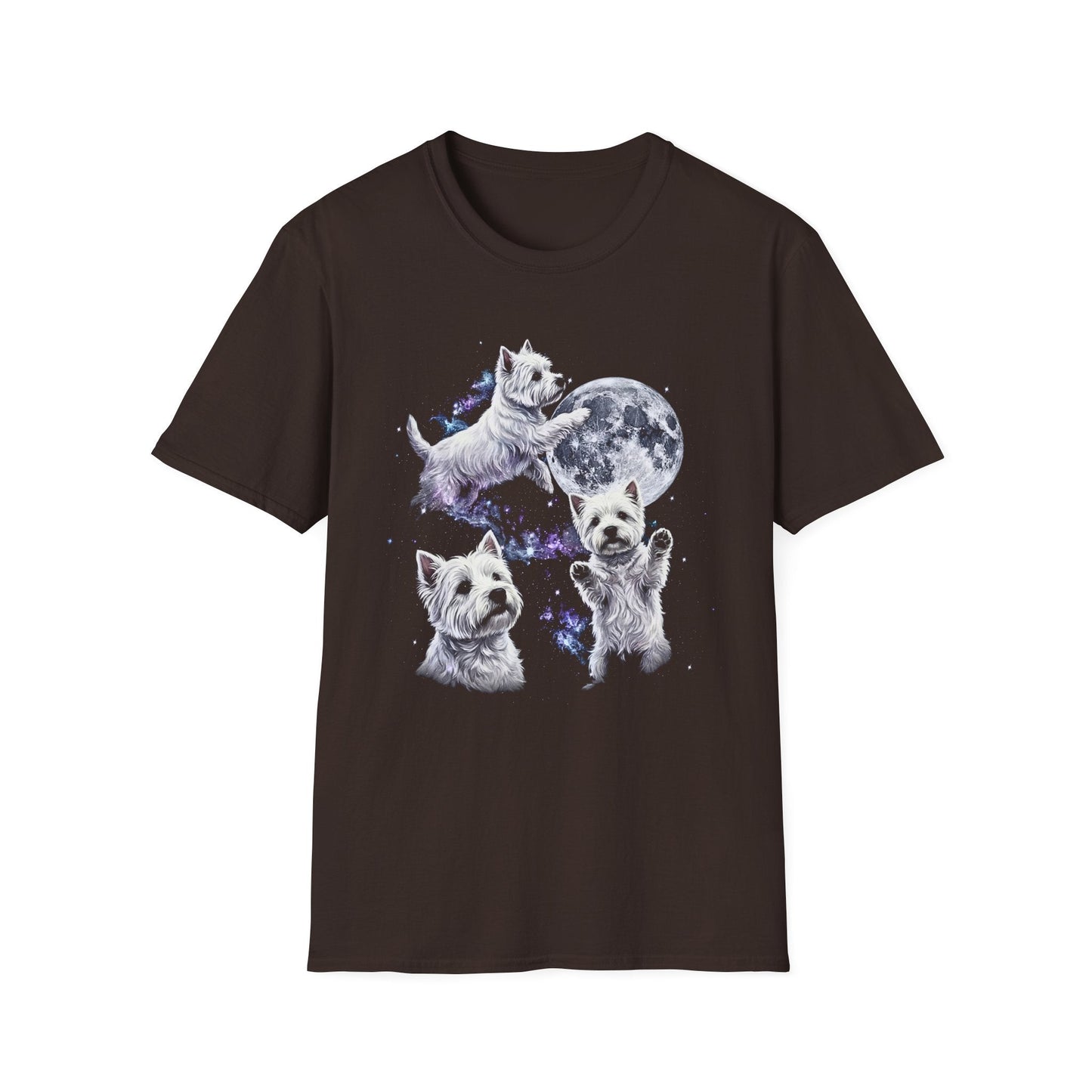 Westie Three Moon Color Tee