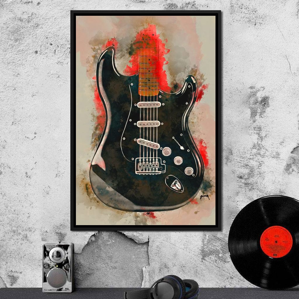 David Gilmour's Guitar Canvas Wall Art