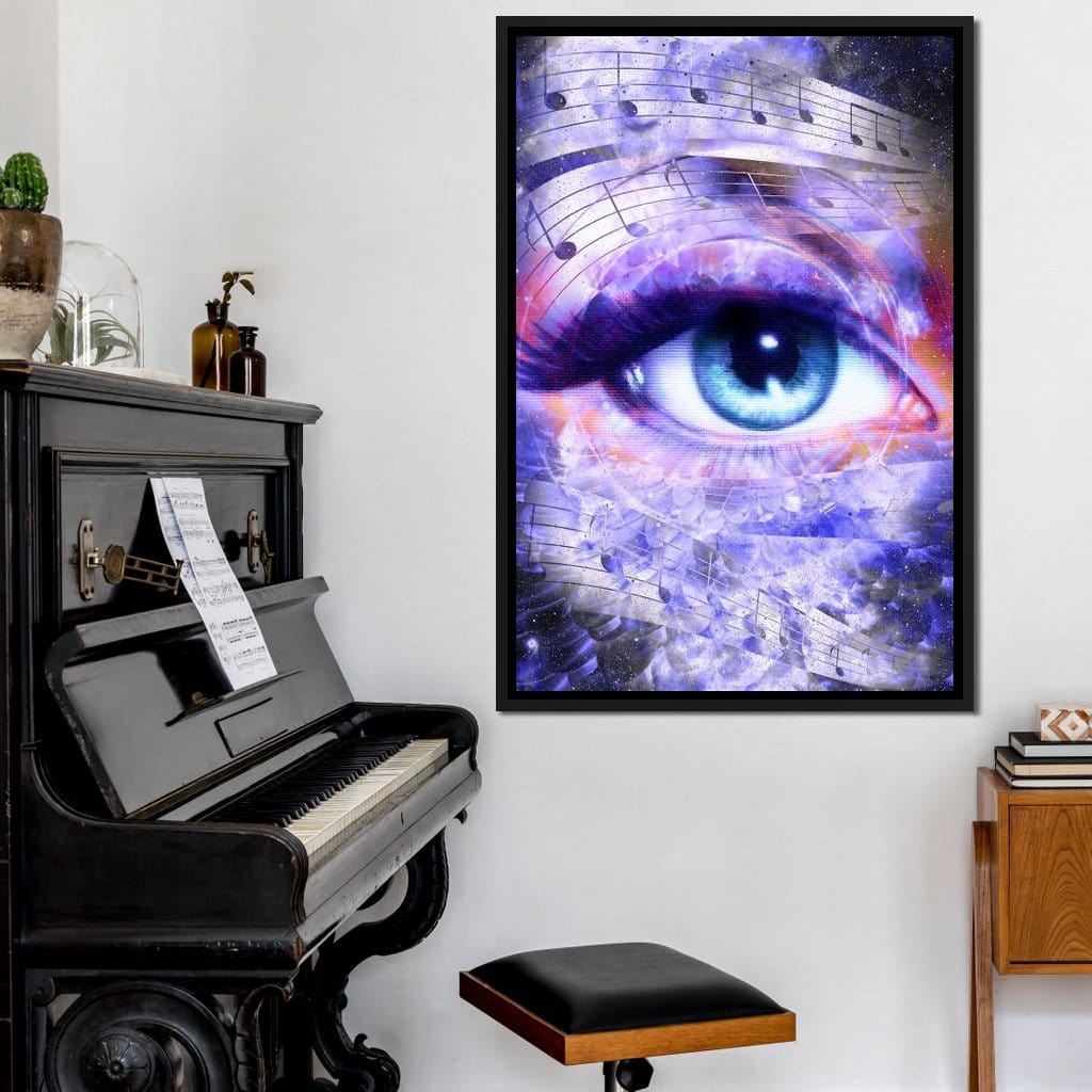 Musical Eye Canvas Wall Art