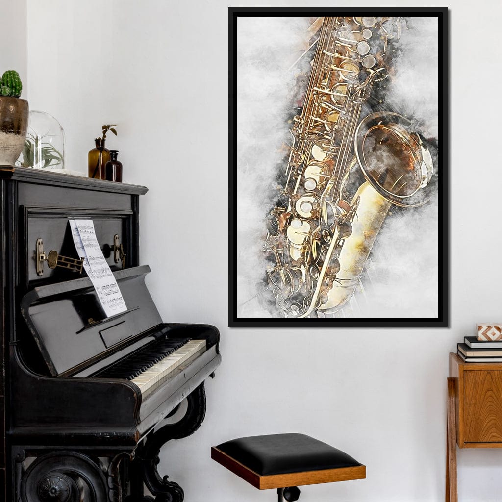 Saxophone - Mateo Canvas Wall Art