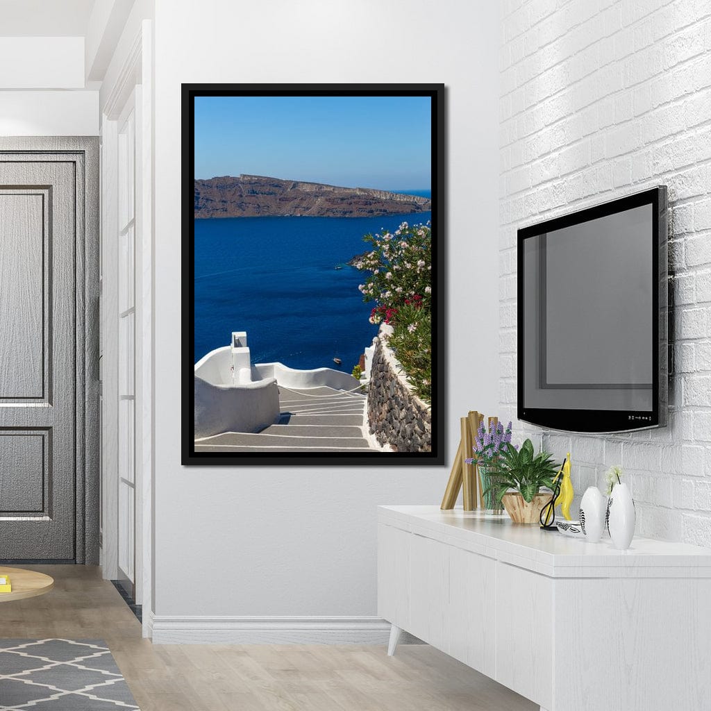 Santorini Canvas Wall Art