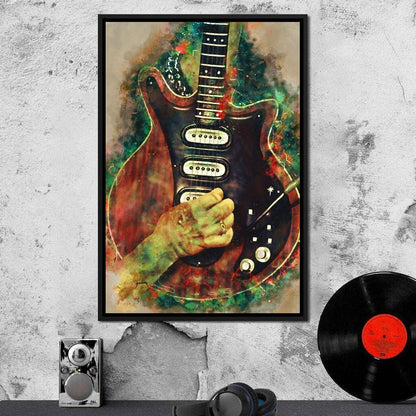 Brian May's Guitar Canvas Wall Art