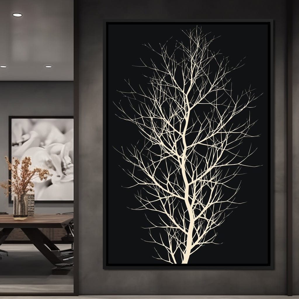 The Black Tree Canvas Wall Art