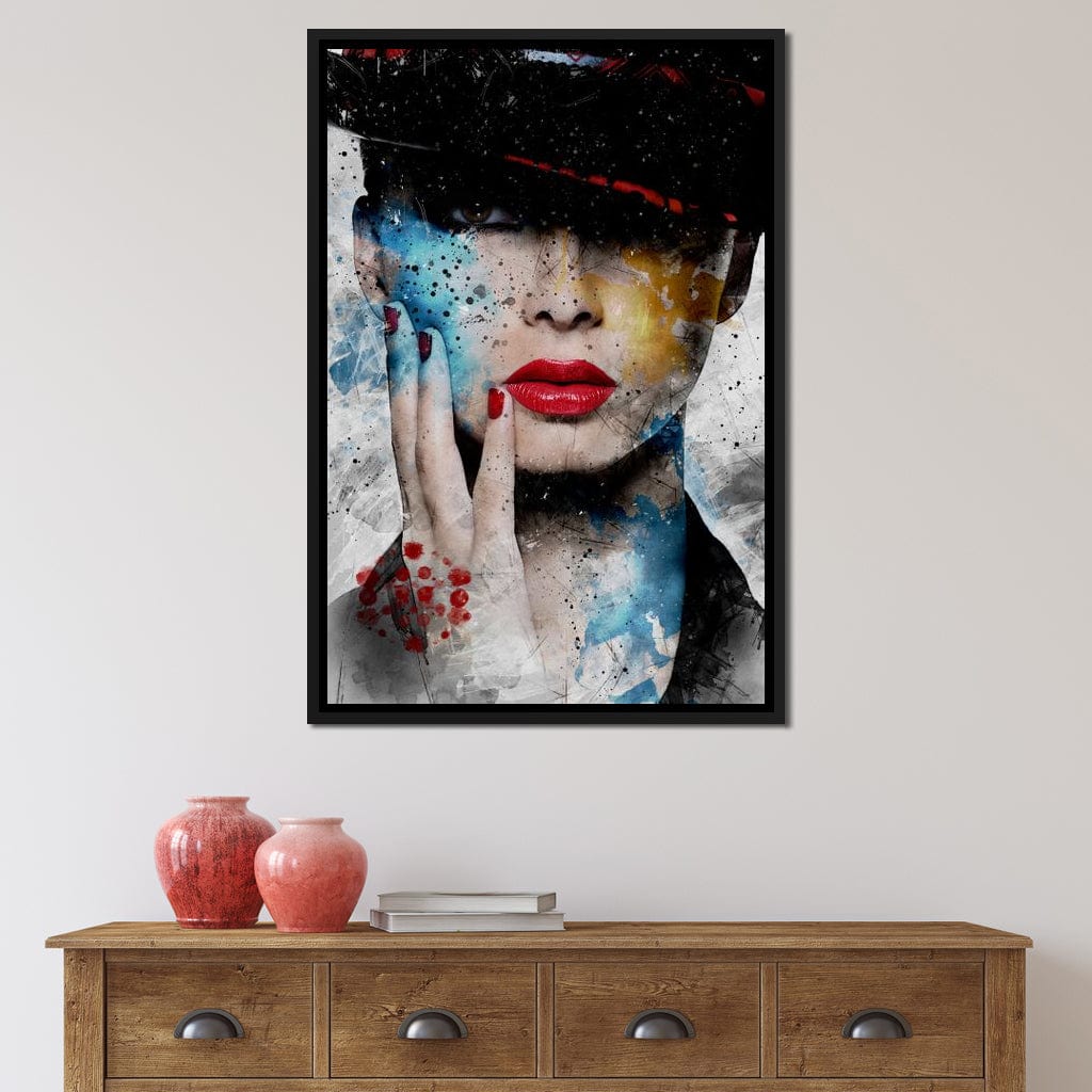 Fashion Portrait Canvas Wall Art