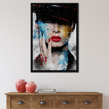 Fashion Portrait Canvas Wall Art