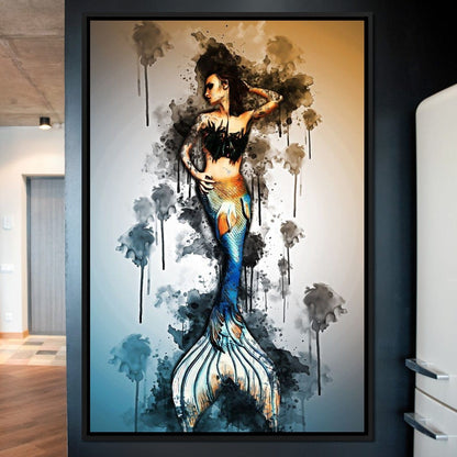 Mermaid Canvas Wall Art
