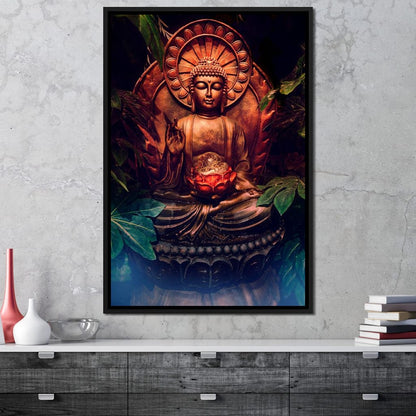 Zen Buddha Meditation Canvas Wall Art