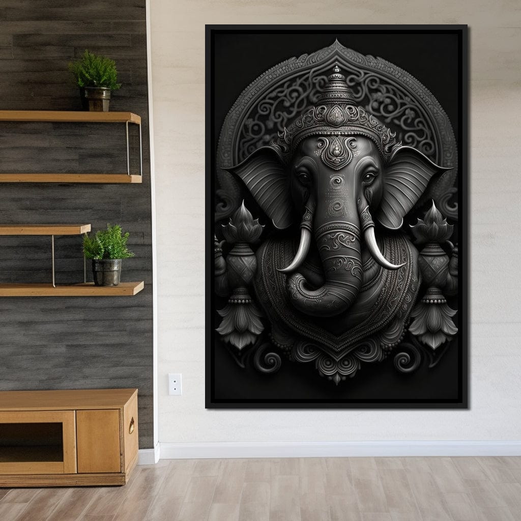 Ganesha's Might Canvas Wall Art