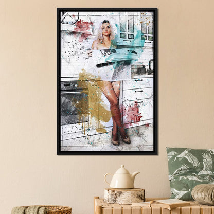 Morning News Canvas Wall Art