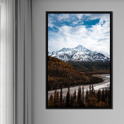 Alaskan Autumn Canvas Wall Art